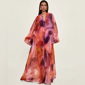 Andrea Iyamah Nali Organza Robe NWT